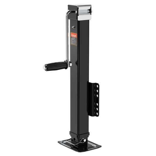 8000 lbs Trailer Jack, Bolt-On, 28.6" Vertical Travel, Heavy Duty, Adjustable Drop Leg, for Utility Trailer, Yacht, Boat